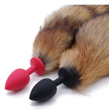 BROWN CAT TAIL TPE PLUG  pluglust