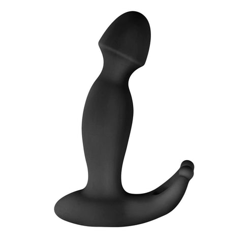 5" COCK-HEADED SILICONE PROSTATE MASSAGER WITH COCK RING  pluglust