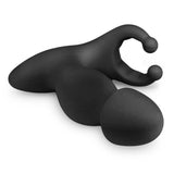 5" COCK-HEADED SILICONE PROSTATE MASSAGER WITH COCK RING  pluglust