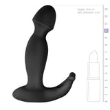 5" COCK-HEADED SILICONE PROSTATE MASSAGER WITH COCK RING  pluglust