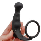 5" SMOOTH SILICONE 10 SPEED VIBRATION MODE PROSTATE MASSAGER  pluglust