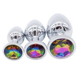 15 COLORS JEWELED STAINLESS STEEL PLUG Colorful pluglust