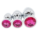 15 COLORS JEWELED STAINLESS STEEL PLUG Rose pluglust