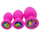 Silicone Princess Plug 3 Sizes 2 Colors