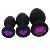 Silicone Princess Plug 3 Sizes 2 Colors