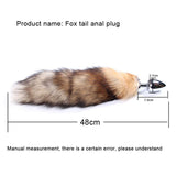 BROWN FOX TAIL METAL PLUG  pluglust