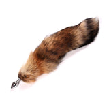BROWN FOX TAIL METAL PLUG  pluglust