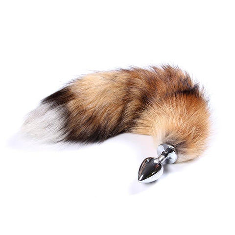 BROWN FOX TAIL METAL PLUG  pluglust