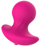 2 COLORS 2" MINI SILICONE VIBRATOR PLUG Rose Red pluglust