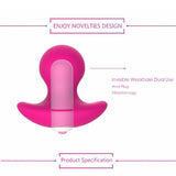 2 COLORS 2" MINI SILICONE VIBRATOR PLUG  pluglust