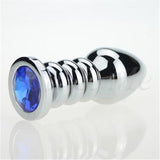 RANDOM COLOR 4" BEADED METAL PLUG  pluglust