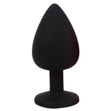 2 COLORS JEWELED SILICONE PRINCESS PLUG  pluglust