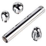 6" ALUMINUM SHOWER ENEMA WITH 3 NOZZLE TYPES  pluglust