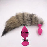 BLACK WOLF ANAL PLUG - VARIOUS TYPES TO CHOOSE FROM A Medium Pink pluglust