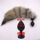 BLACK WOLF ANAL PLUG - VARIOUS TYPES TO CHOOSE FROM D Medium pluglust