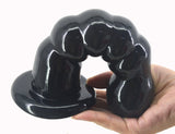 Anal Beads Plug Black Suction Cup Dildo