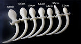 8" DOG TAIL GLOW IN THE DARK SILICONE PLUG  pluglust