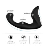 5" USB-RECHARGEABLE SILICONE PROSTATE MASSAGER  pluglust