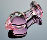 3 STYLES PINK GLASS CRYSTAL BUTT PLUG  pluglust
