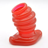 Soft Hollow Ribbed Anal Dilator Plug - 4 Colors
