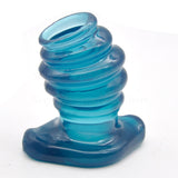 Soft Hollow Ribbed Anal Dilator Plug - 4 Colors