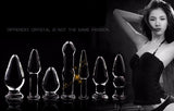 7 STYLES CRYSTAL GLASS STIMULATOR BUTT PLUG  pluglust