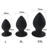 SUPER LARGE PINK OR BLACK SILICONE PLUG  pluglust