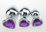 MULTI COLOR JEWELED STAINLESS STEEL PLUG  pluglust