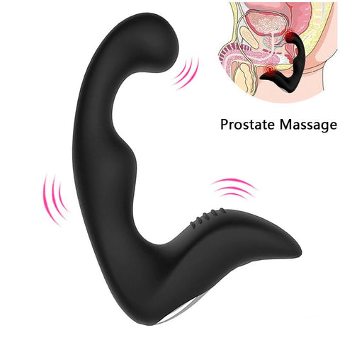 5" USB-RECHARGEABLE SILICONE PROSTATE MASSAGER  pluglust