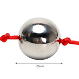 2 COLORS STRING STAINLESS STEEL ANAL BEADS WITH PULL RING  pluglust