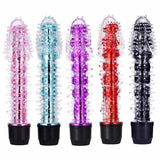 Spiked Silicone Dildo Vibrator 5 Colors