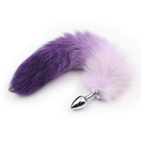 14" TAIL PURPLE STAINLESS STEEL PLUG