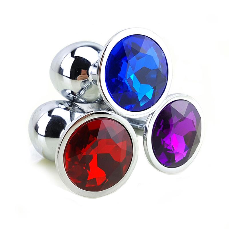 3" Jeweled Metal Princess Plug 12 Colors PlugLust 3" Jeweled Metal Princess Plug 12 Colors PlugLust