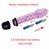 Spiked Silicone Dildo Vibrator 5 Colors