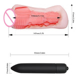 Double Sided Mouth and Vagina Masturbator and Vibration
