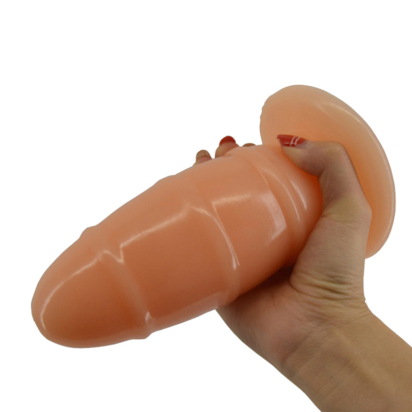 fantasy anal plug Gold Super Thick Silicone Suction Cup Anal Plug