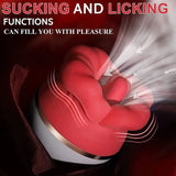 Rose Sucking Vibrator – Soft Tongue Licking & Suction Massager for Women