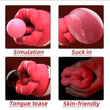 Rose Sucking Vibrator – Soft Tongue Licking & Suction Massager for Women