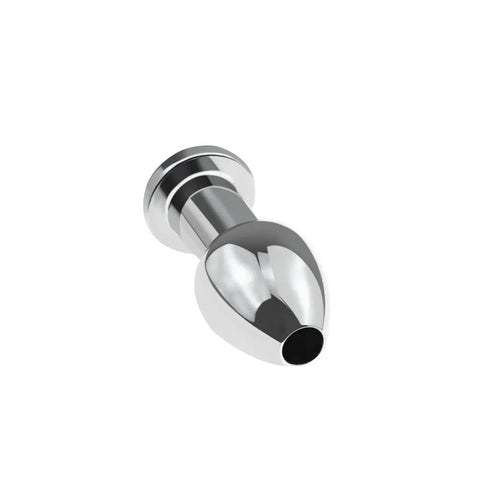 38mm Diameter Hollow Metal Anal Plug & 175g Flushable Enema Cleaning T 38mm Diameter Hollow Metal Anal Plug & 175g Flushable Enema Cleaning T