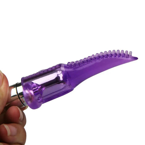 Mini Finger Loop Tongue Vibrator Clitoral & G-Spot Stimulation Massa Mini Finger Loop Tongue Vibrator Clitoral & G-Spot Stimulation Massa