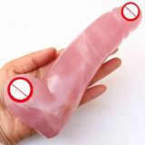 Natural Rose Quartz Massage Penis Wand