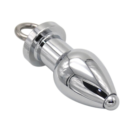 Large Stainless Steel Anal Plug – Weighted Intimate Stimulation Massager