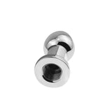38mm Diameter Hollow Metal Anal Plug & 175g Flushable Enema Cleaning Tool