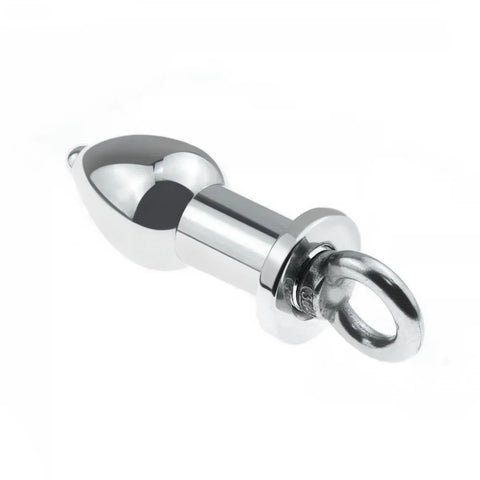 38mm Diameter Hollow Metal Anal Plug & 175g Flushable Enema Cleaning T 38mm Diameter Hollow Metal Anal Plug & 175g Flushable Enema Cleaning T