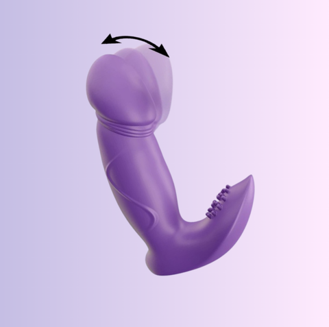 Remote Control Finger Wiggling Vibrator