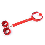 Open Mouth Gag with Backhand Cuffs