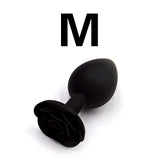 Rose Design Silicone Anal Plug – Beginner to Expert Size Options (3 Size)