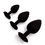 Rose Design Silicone Anal Plug – Beginner to Expert Size Options (3 Size)