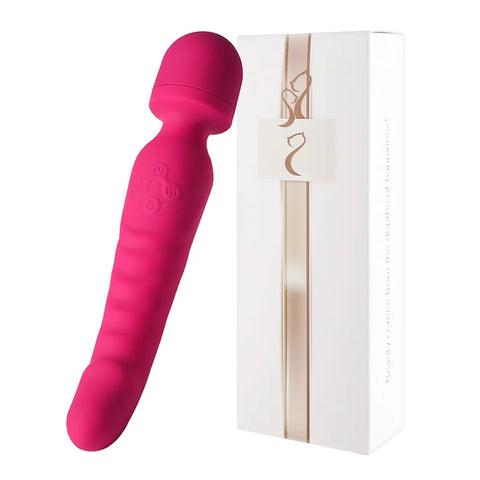 2-in-1 Clitoris & G-Spot Wand Vibrator for Women
