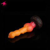 Fantasy Knot Silicone Dildo with Suction Cup – G-Spot Stimulation Massager